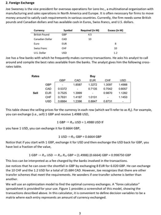 the data for the first exercise and an excel calculator for the