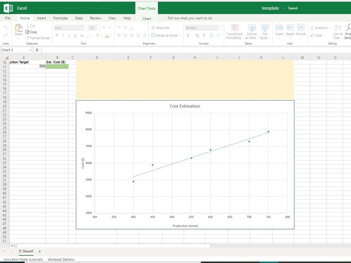 14.3 Excel Activity 1b - Regression Equations, Predictions, and Coefficient of Determination