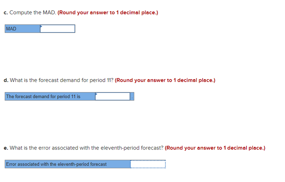 to each of the items. Period Dela mi 136 122 121 112