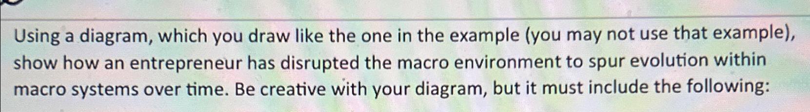  Using a diagram, which you draw like the one in the