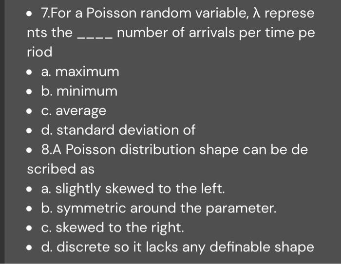 an ATM? - a. Single waiting line, single service station - b.
