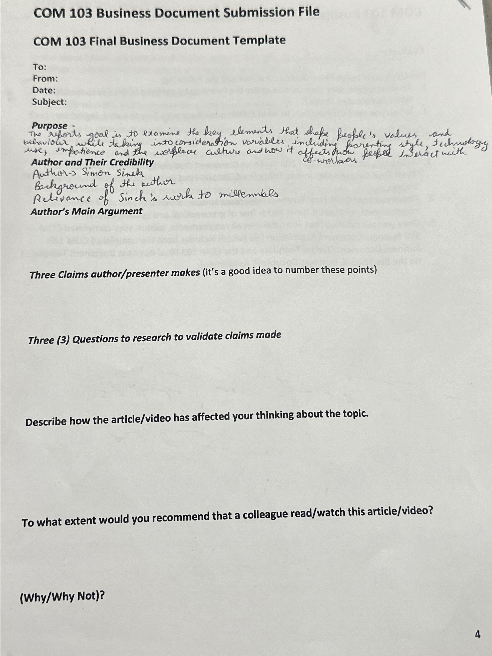  COM 103 Business Document Submission File COM 103 Final Business Document