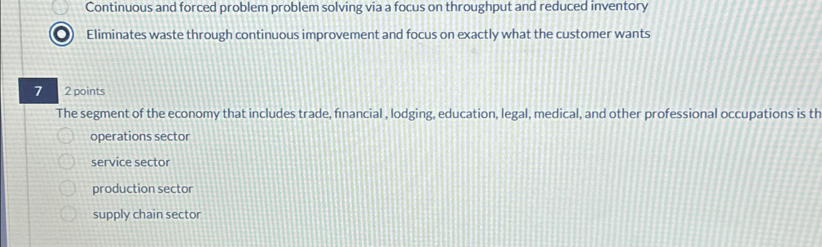  Continuous and forced problem problem solving via a focus on throughput
