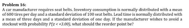 level? ) The total monthly holding cost? d) The total monthly ordering