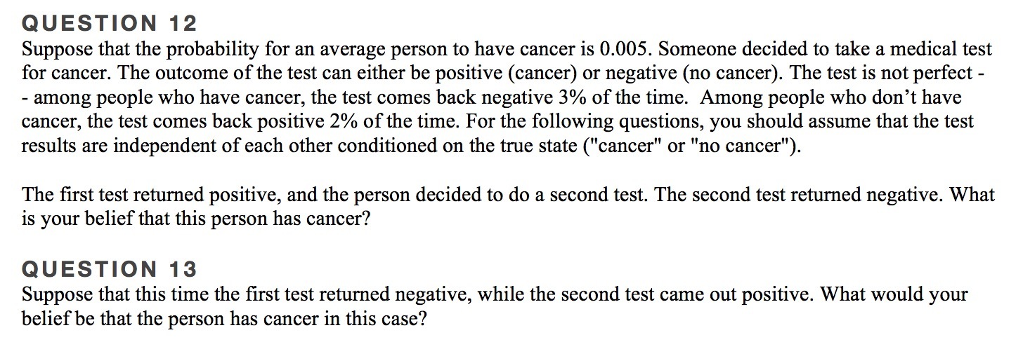 Q U E S T I O N 1 2 Suppose