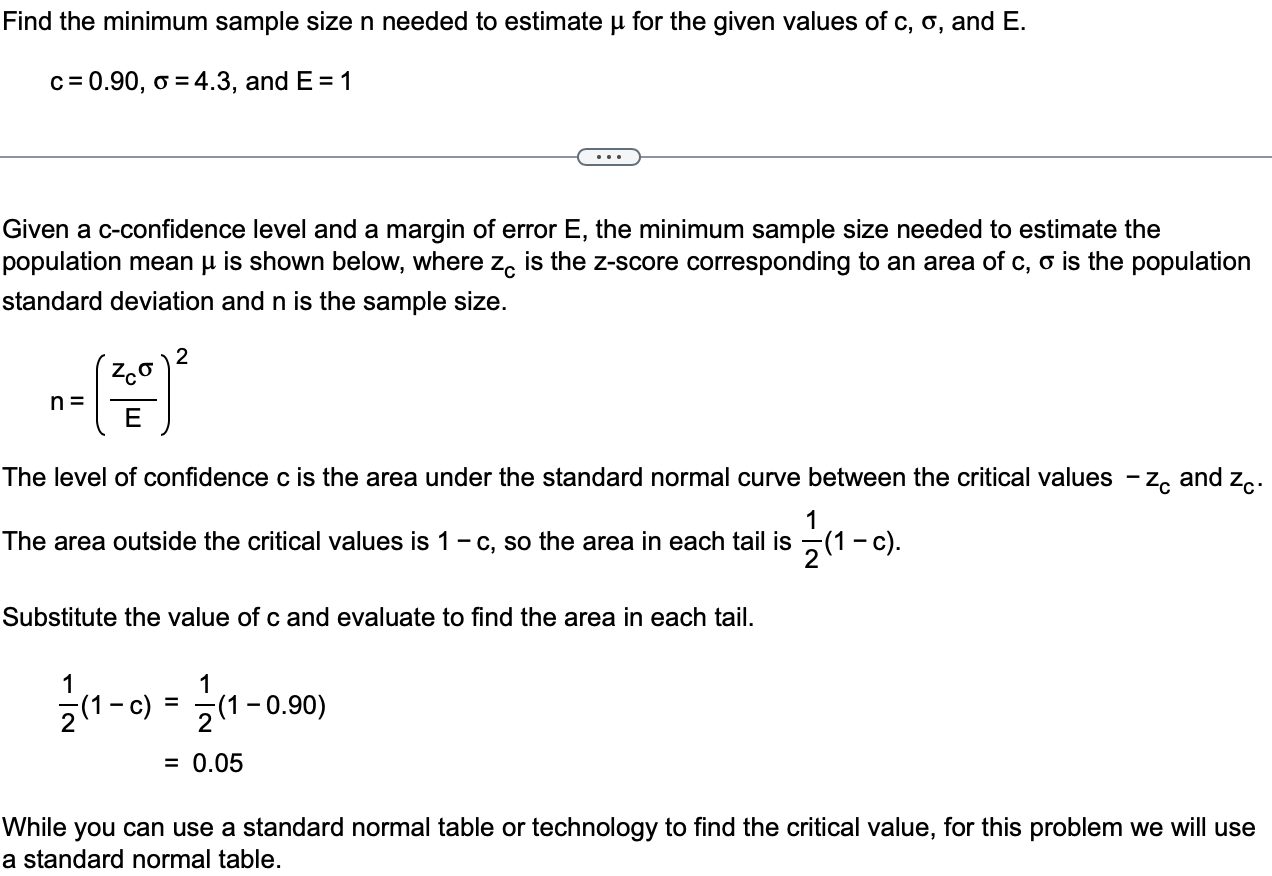 the left and right endpoints and form the confidence interval for the