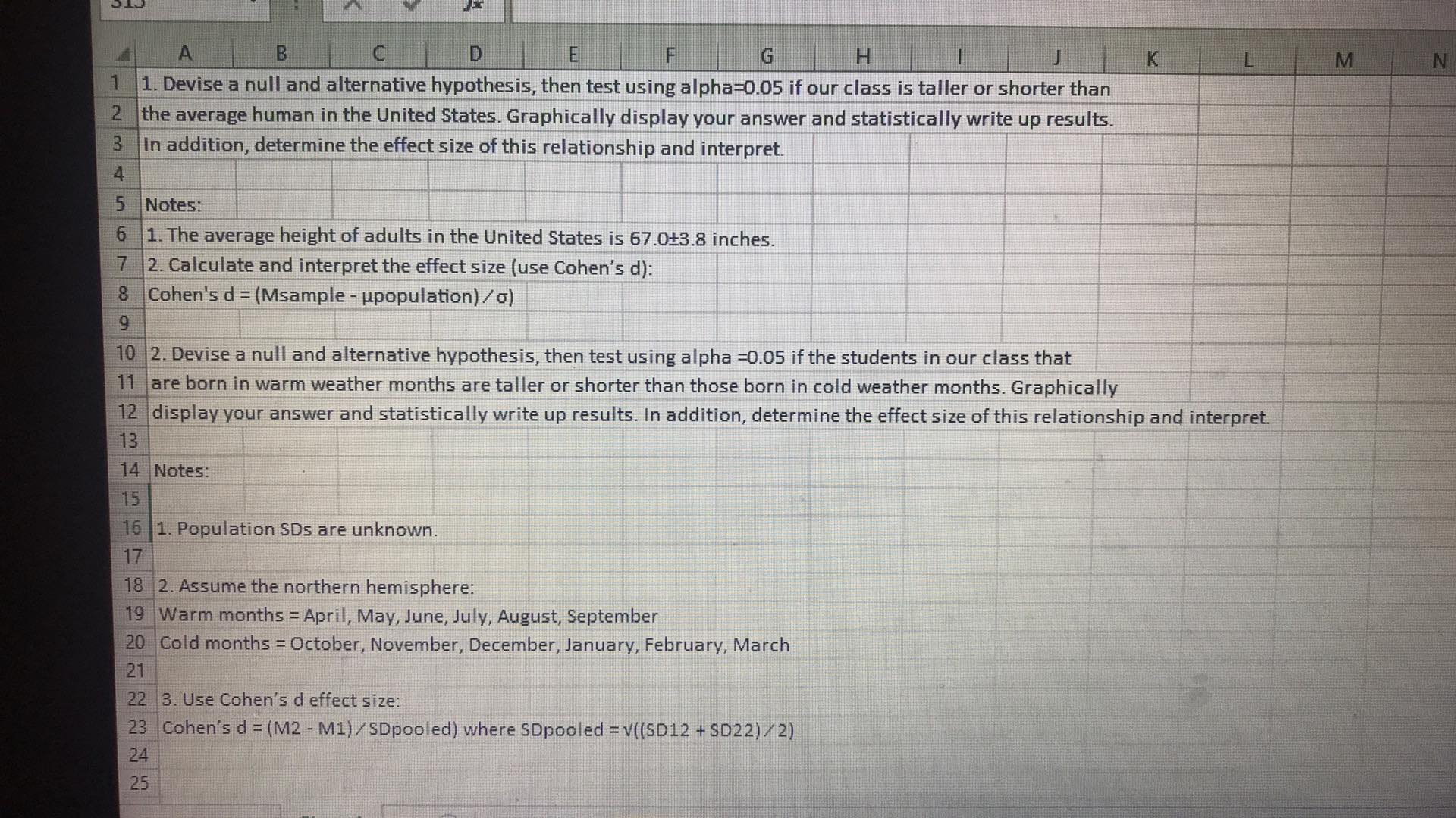 H Distance to School Months Birthday Work Height Foot Size (whole Hand