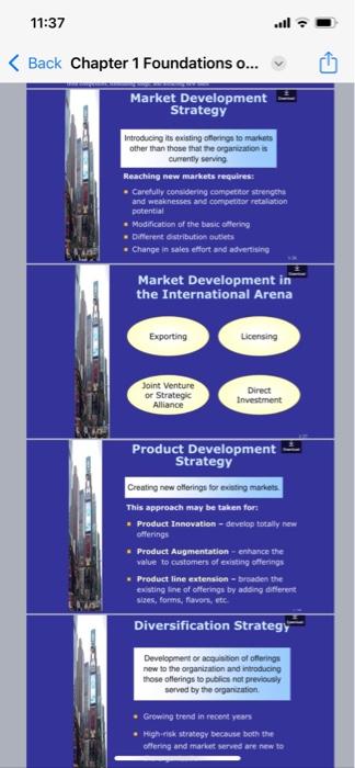 Relormulaton and Rlecovery Btrungies 6. Drating a Marketing Pian 7. Marketing Ethios