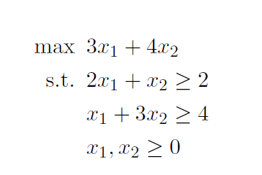 Big-M Method and the Two-Phase Method to verify that they yield the