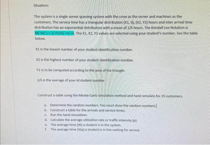 The student number would be 121909 for the simulation 