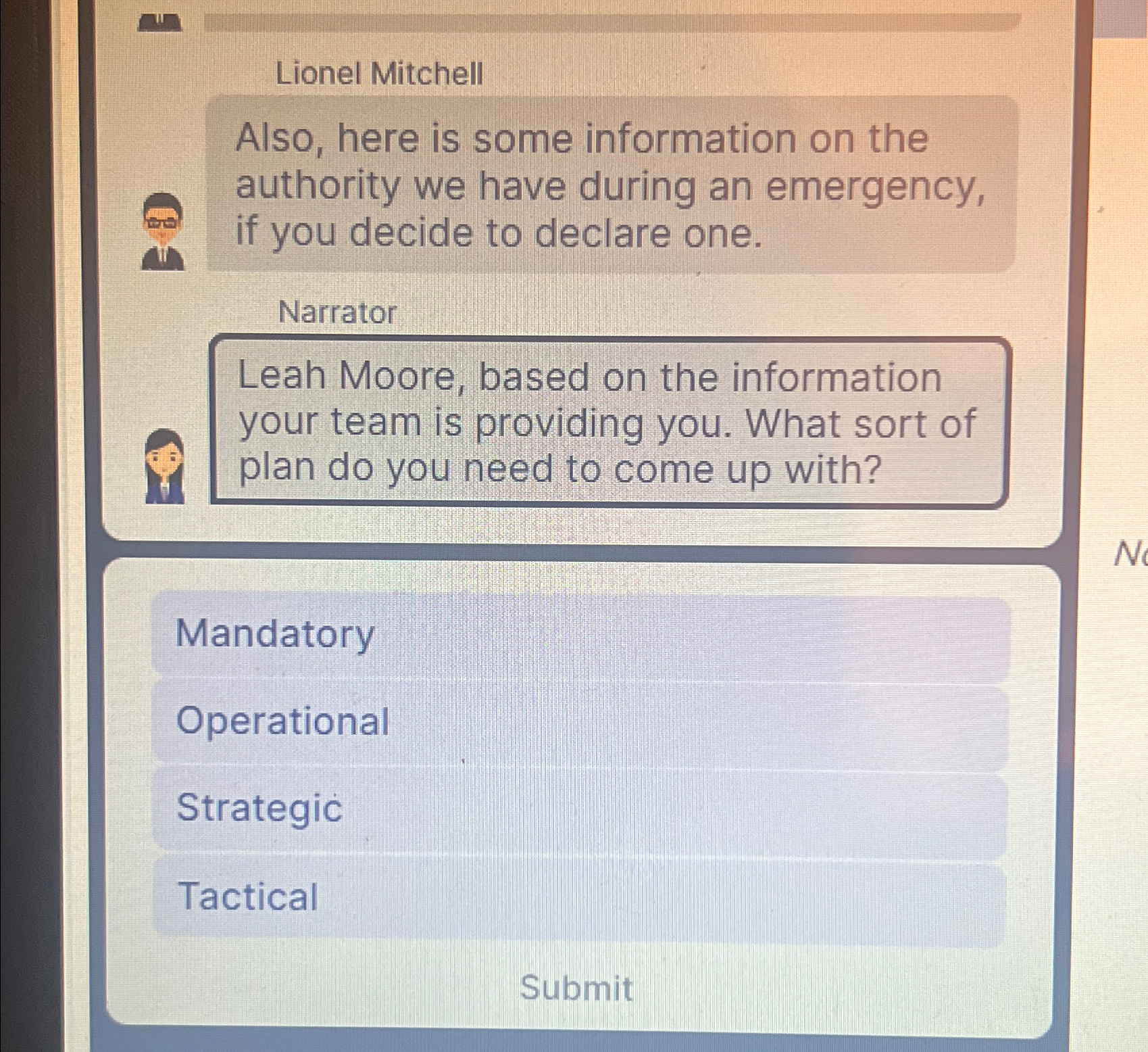  Lionel Mitchell Also, here is some information on the authority we