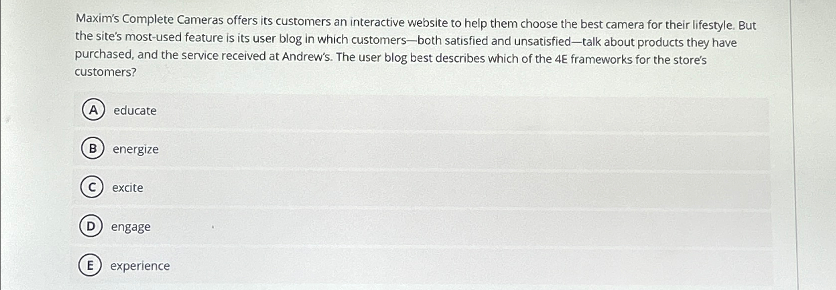  Maxim's Complete Cameras offers its customers an interactive website to help