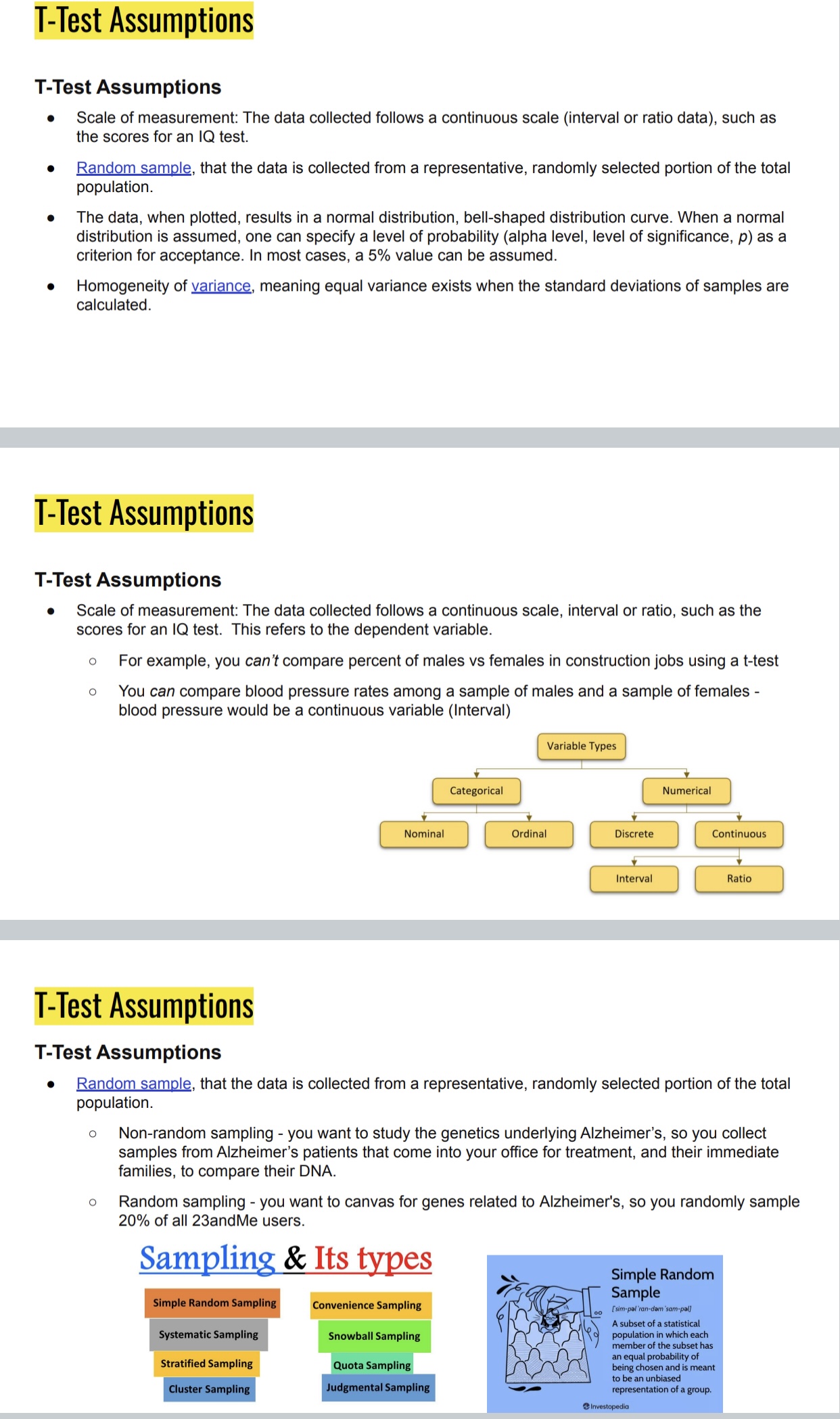 a t-test. If these assumptions are not met, you have to choose