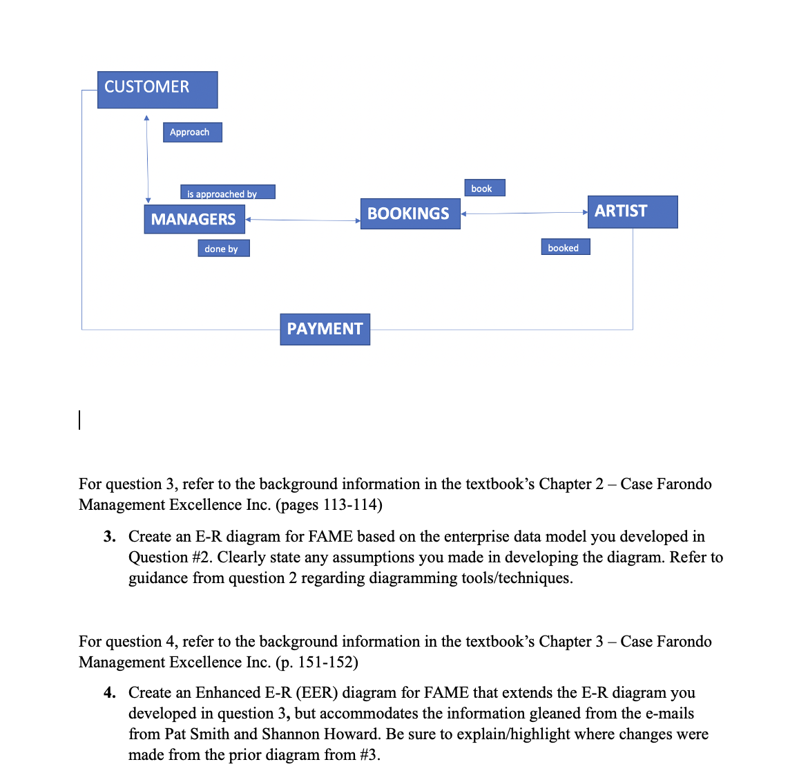  PAYMENT For question 3, refer to the background information in the