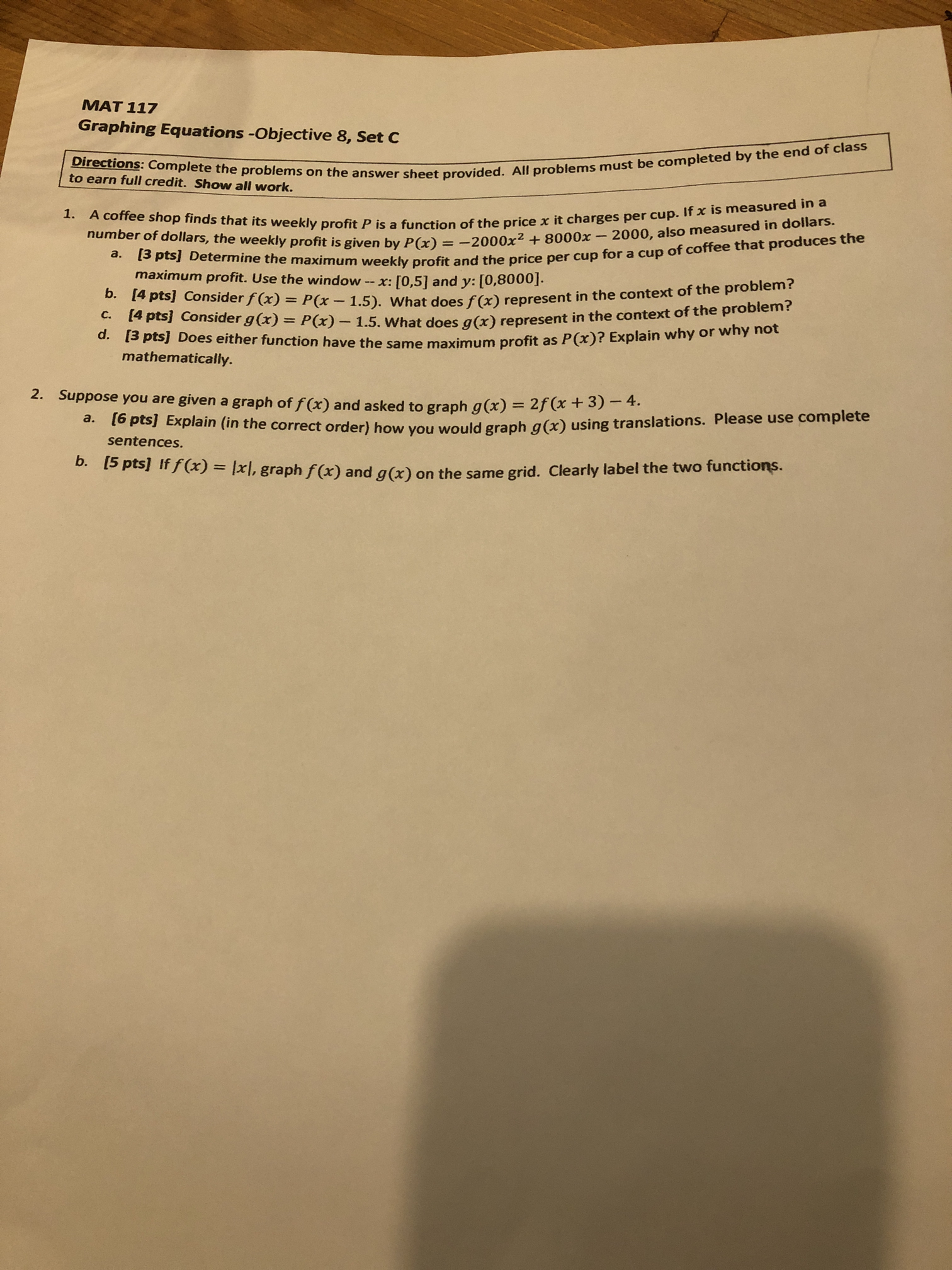 need help figuring out how to solve question 1. A little help