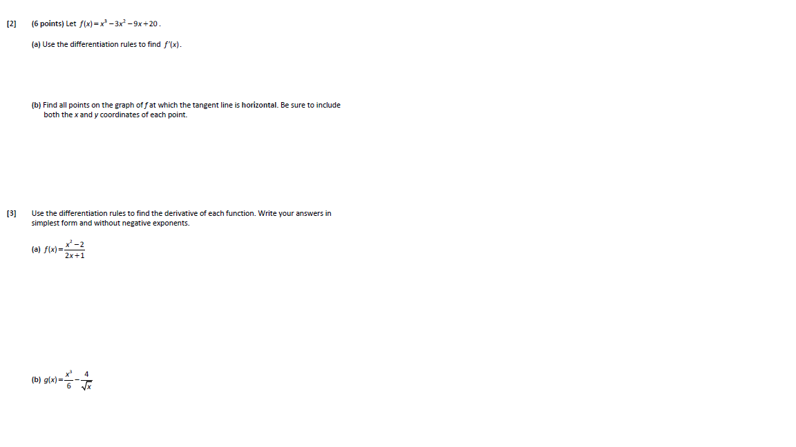 Don't understand problem #2 & #3. Need help solving question with steps.