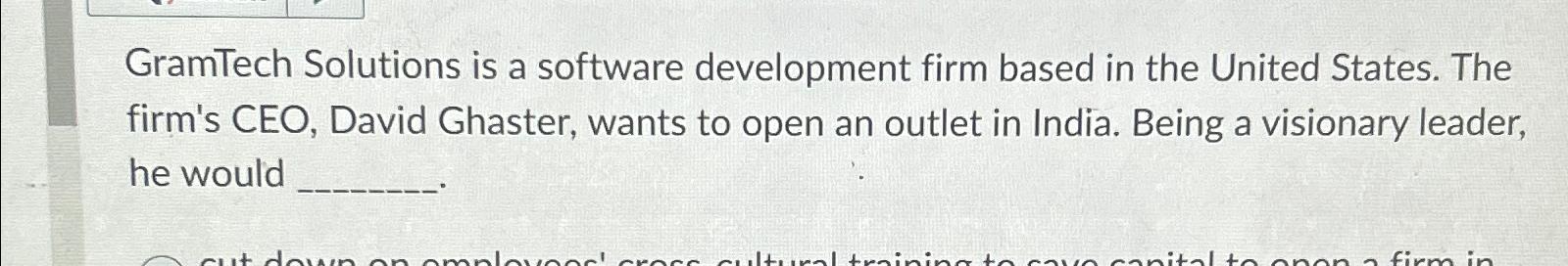  GramTech Solutions is a software development firm based in the United