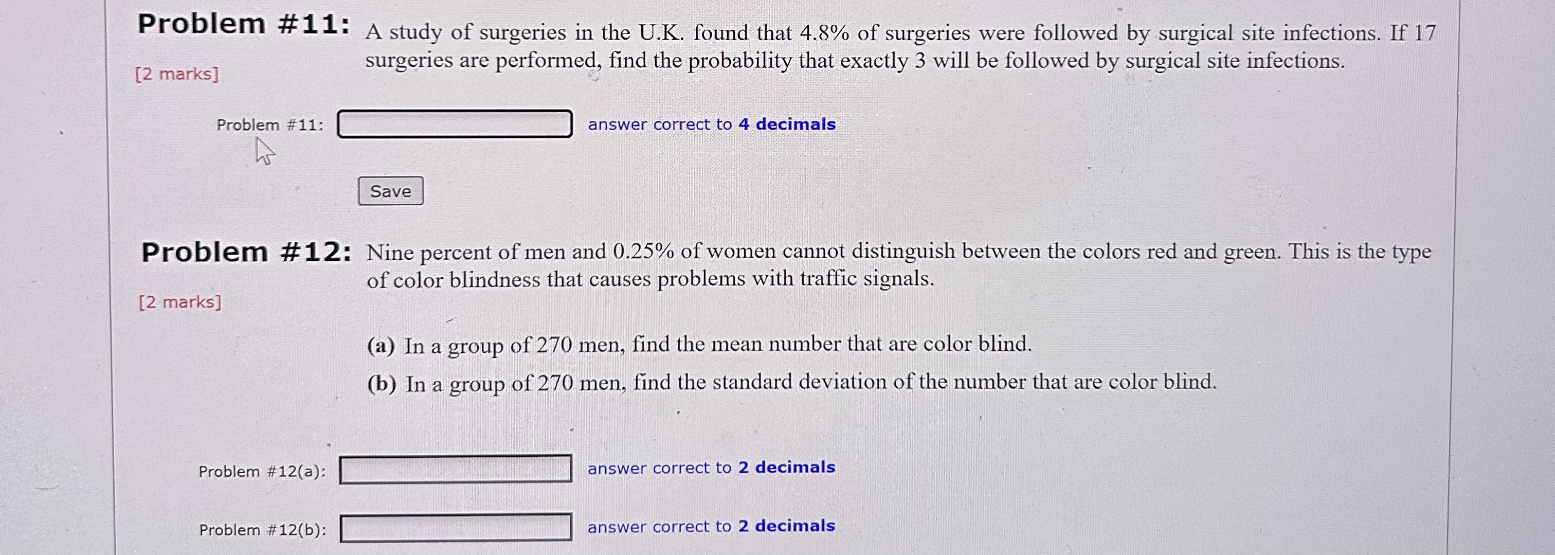 [2 Mars) Weights of Females Weights of Males Frequency Frequency 6 6