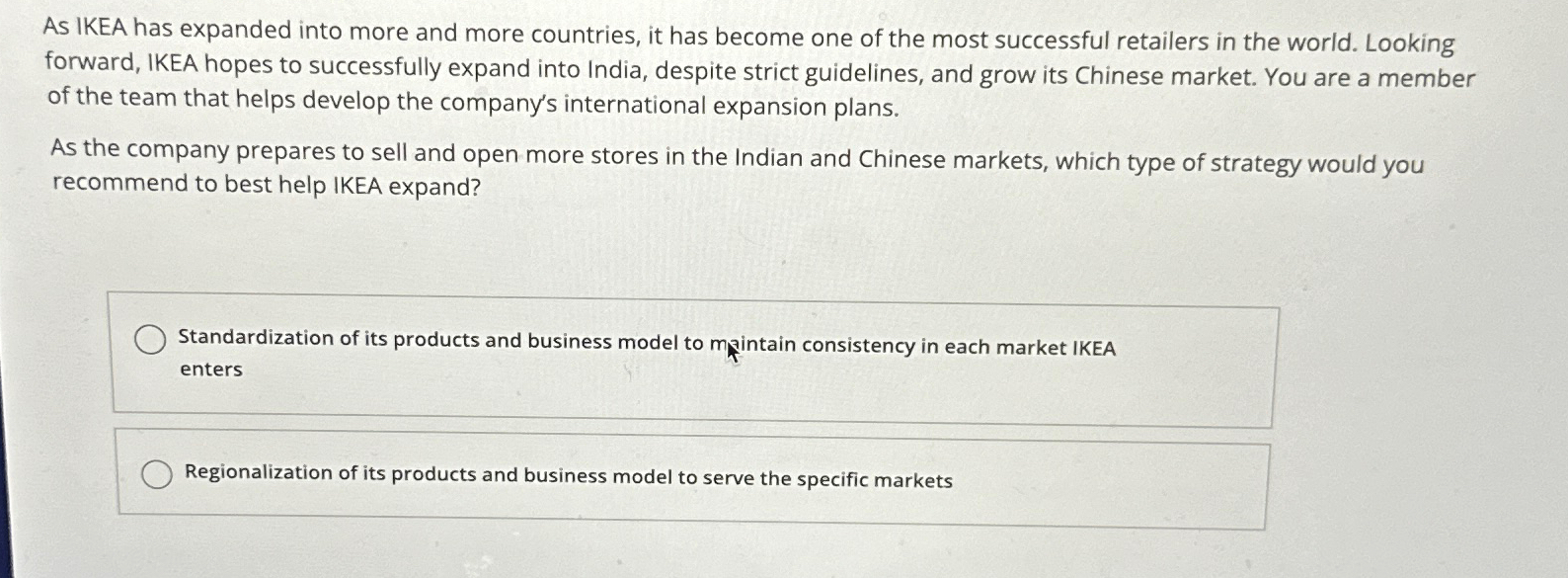  As IKEA has expanded into more and more countries, it has