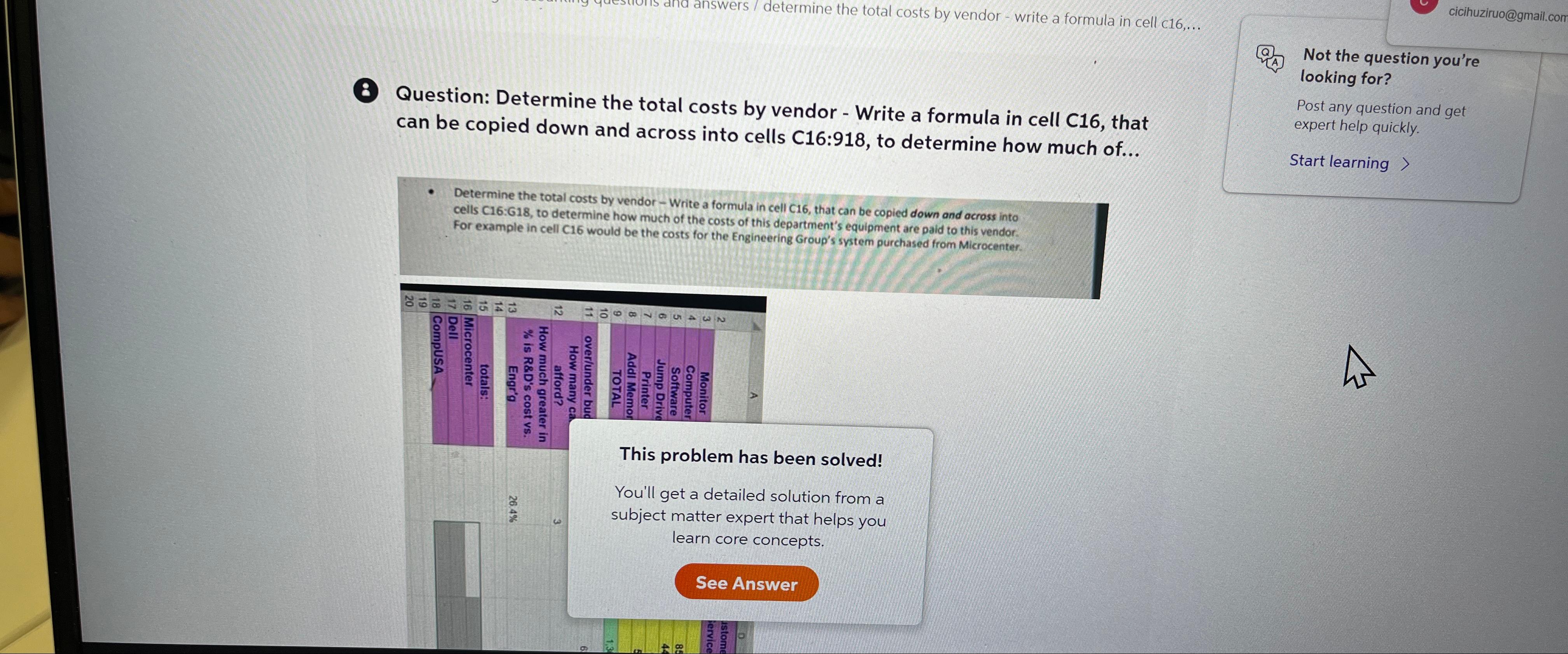  Not the question you're looking for? 3 Question: Determine the total