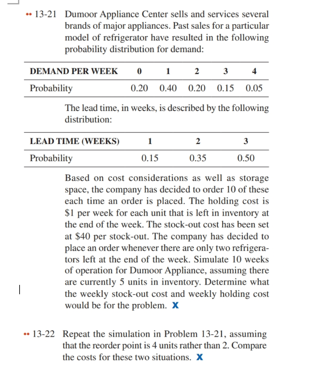  *-13-21. Dumoor Appliance Center sells and services several brands of major