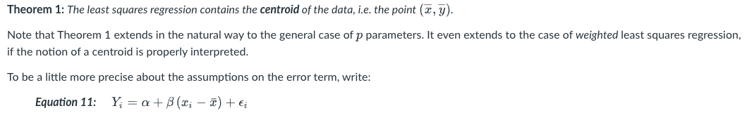 always have a choice about where to take observations of the response