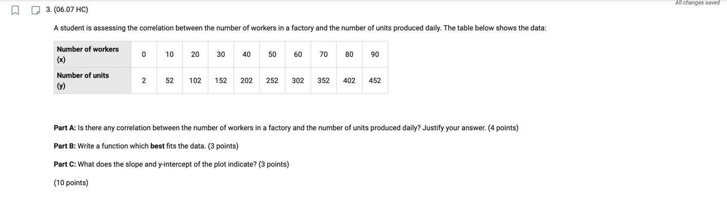 data for earnings are shown In the table. where Low represents the
