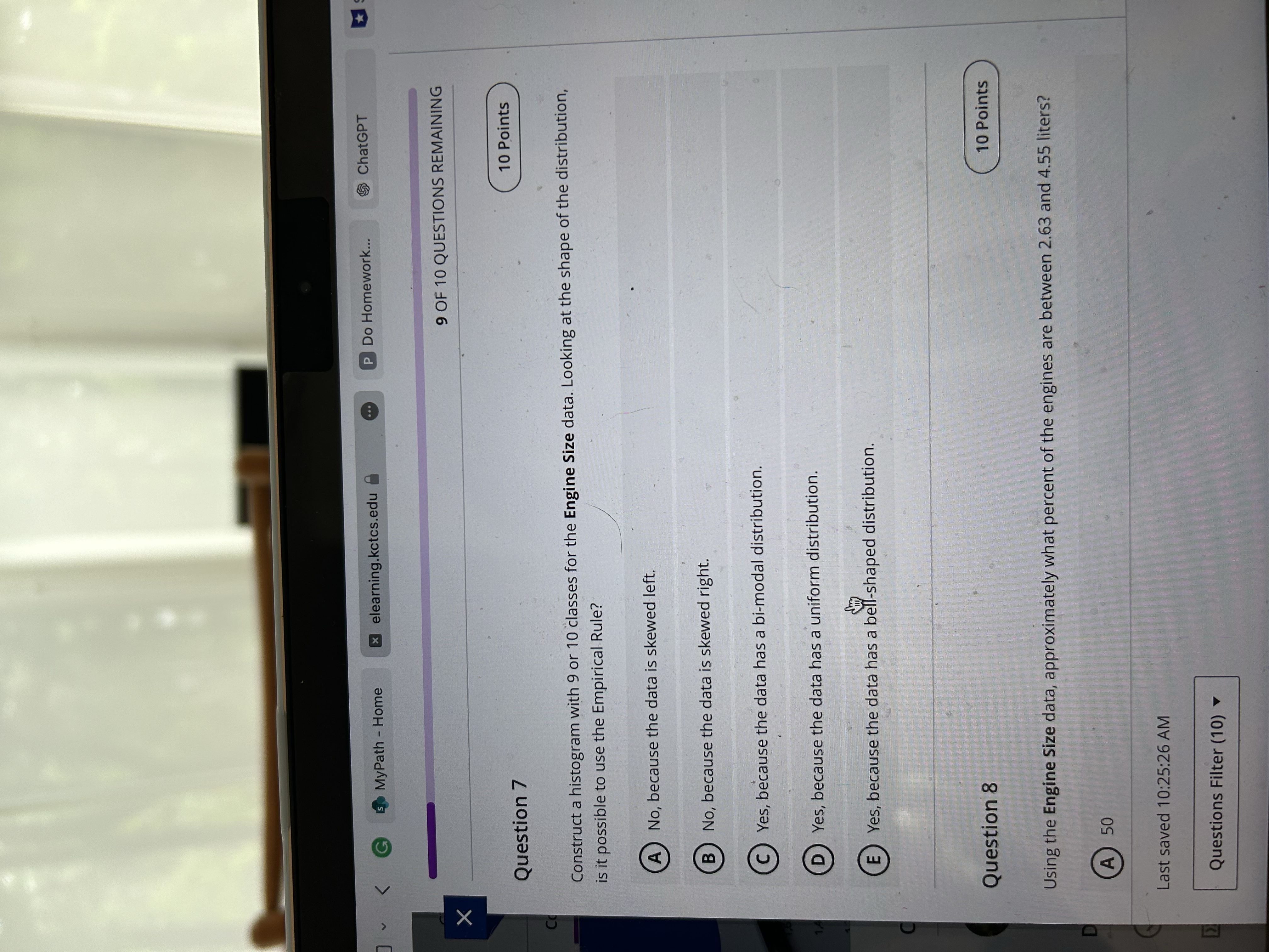the Average MPG data, listing the descriptive statistics you have learned in