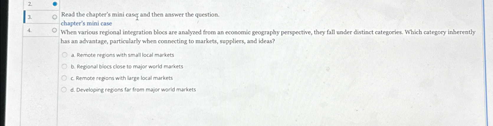  Read the chapter's mini caser and then answer the question. chapter's