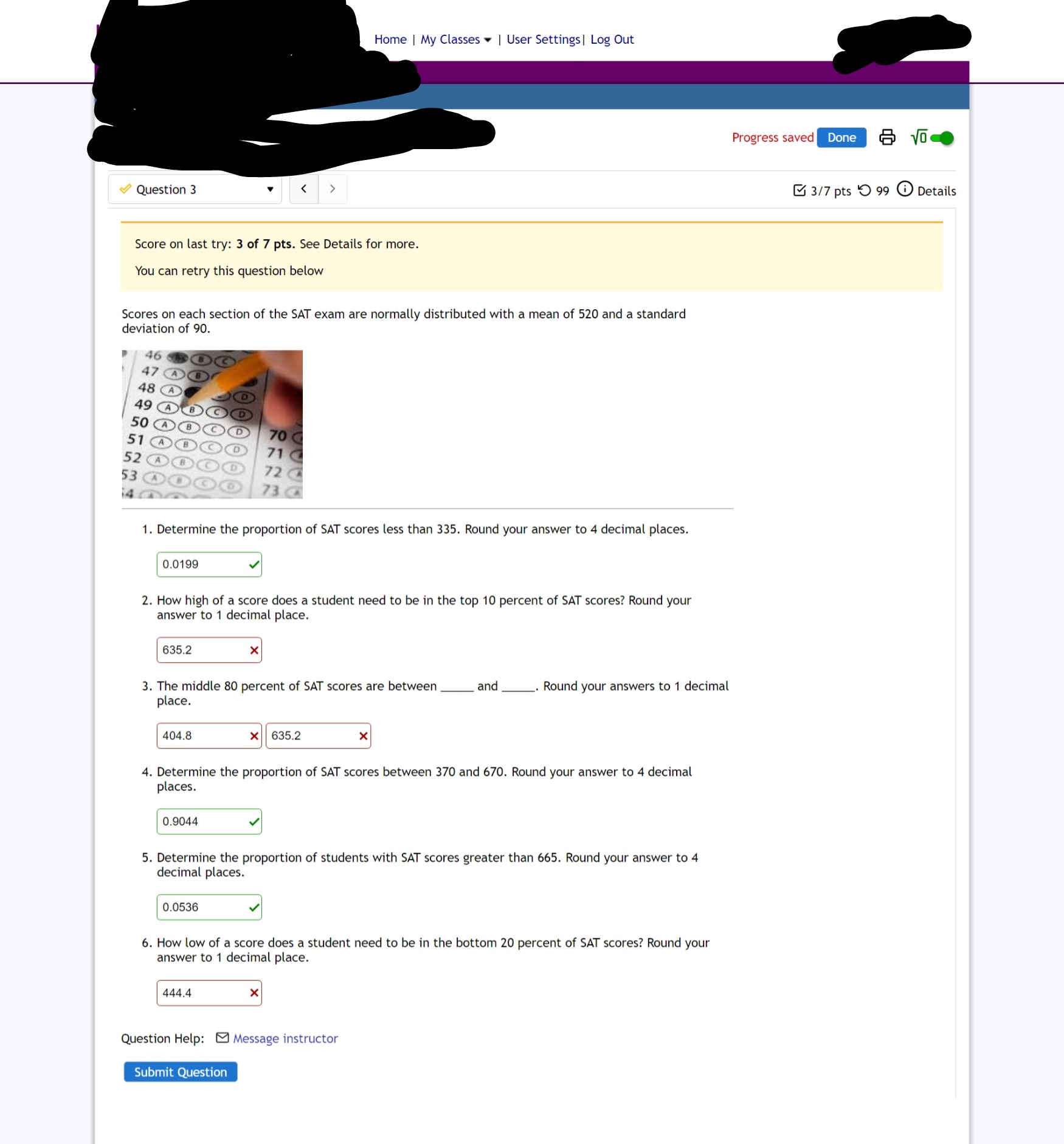 Question 2 v 13 3/7 pts '0 97-99 (D Details Score on