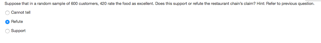 management of the chain claims that 75% of its customers rate the