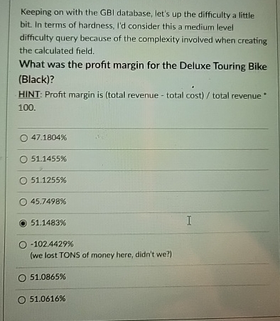  Keeping on with the GBI database, let's up the difficulty a