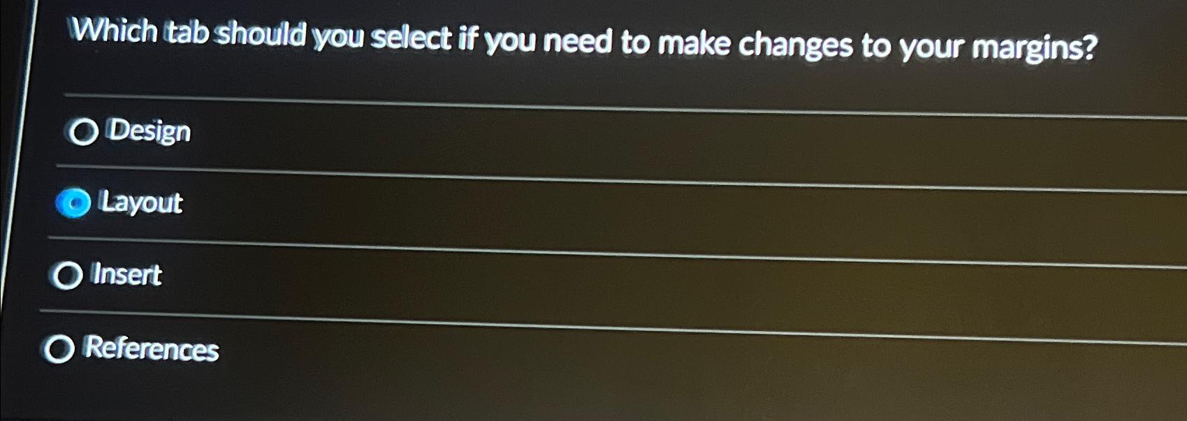  Which tab should you select if you need to make changes