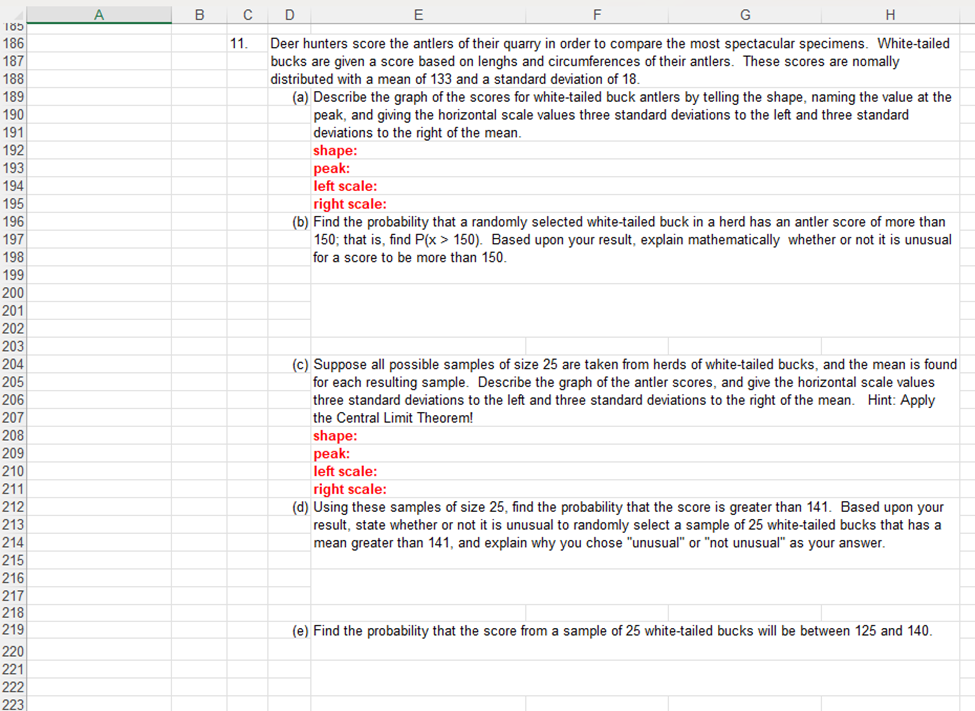 sure you are thinking about the concepts and procedures you studied in