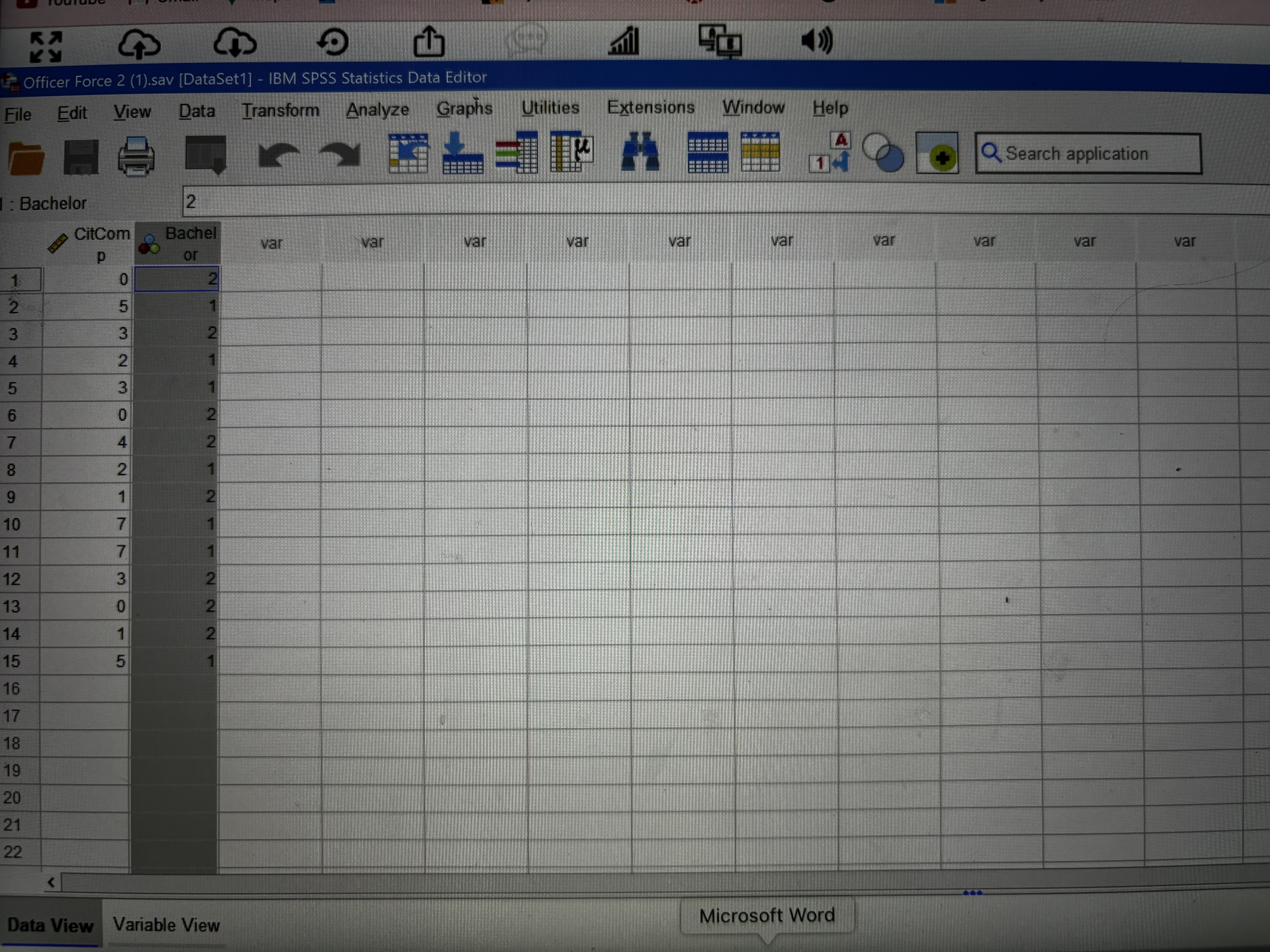 data analysis in a hypothetical situation.For this assignment, imagine you are a