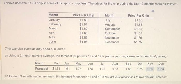 Hello, can you help me with the question c) please ? Lenovo