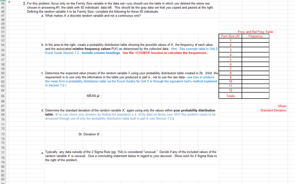 complete the following questions. NOTE: Read the entire document below to geta