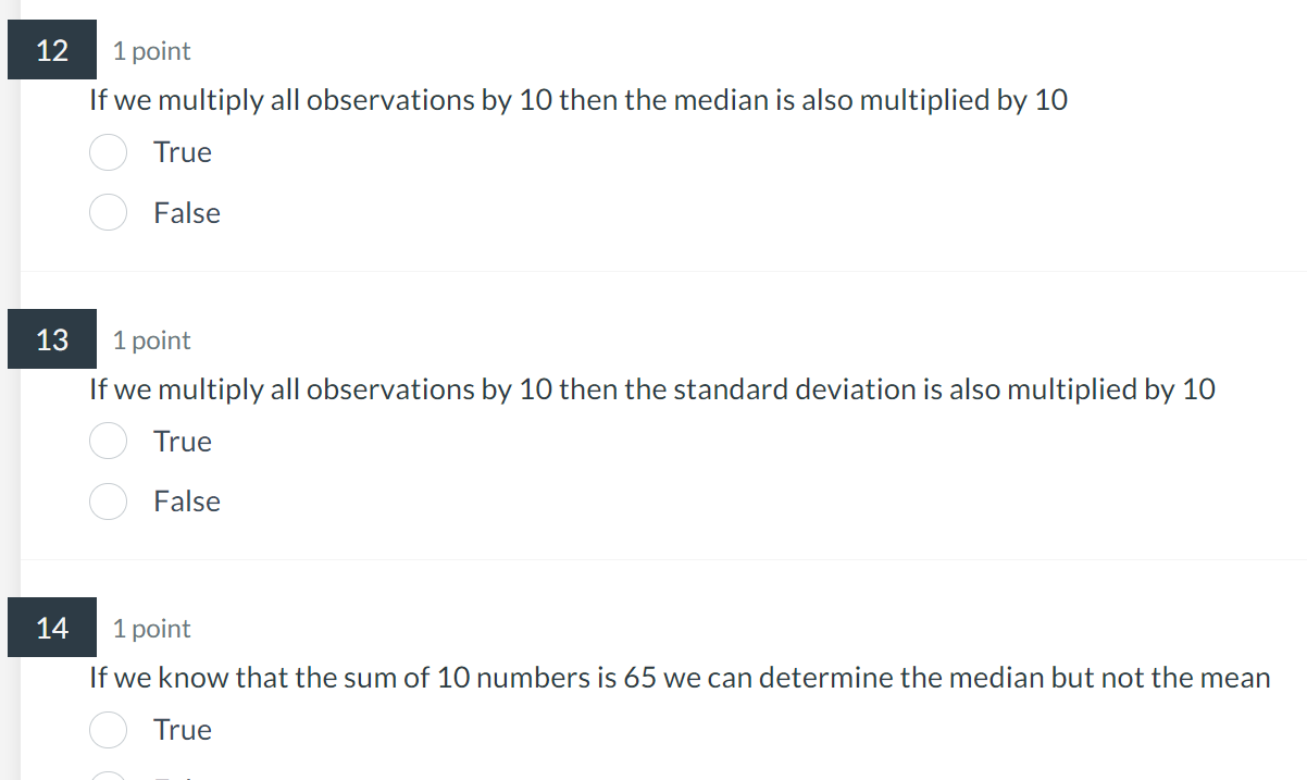 not affect the calculation of the mean but they do affect the