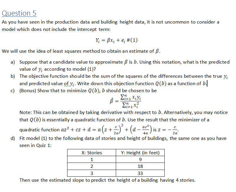 Looking for help on this question dealing with "R" Question 5 As
