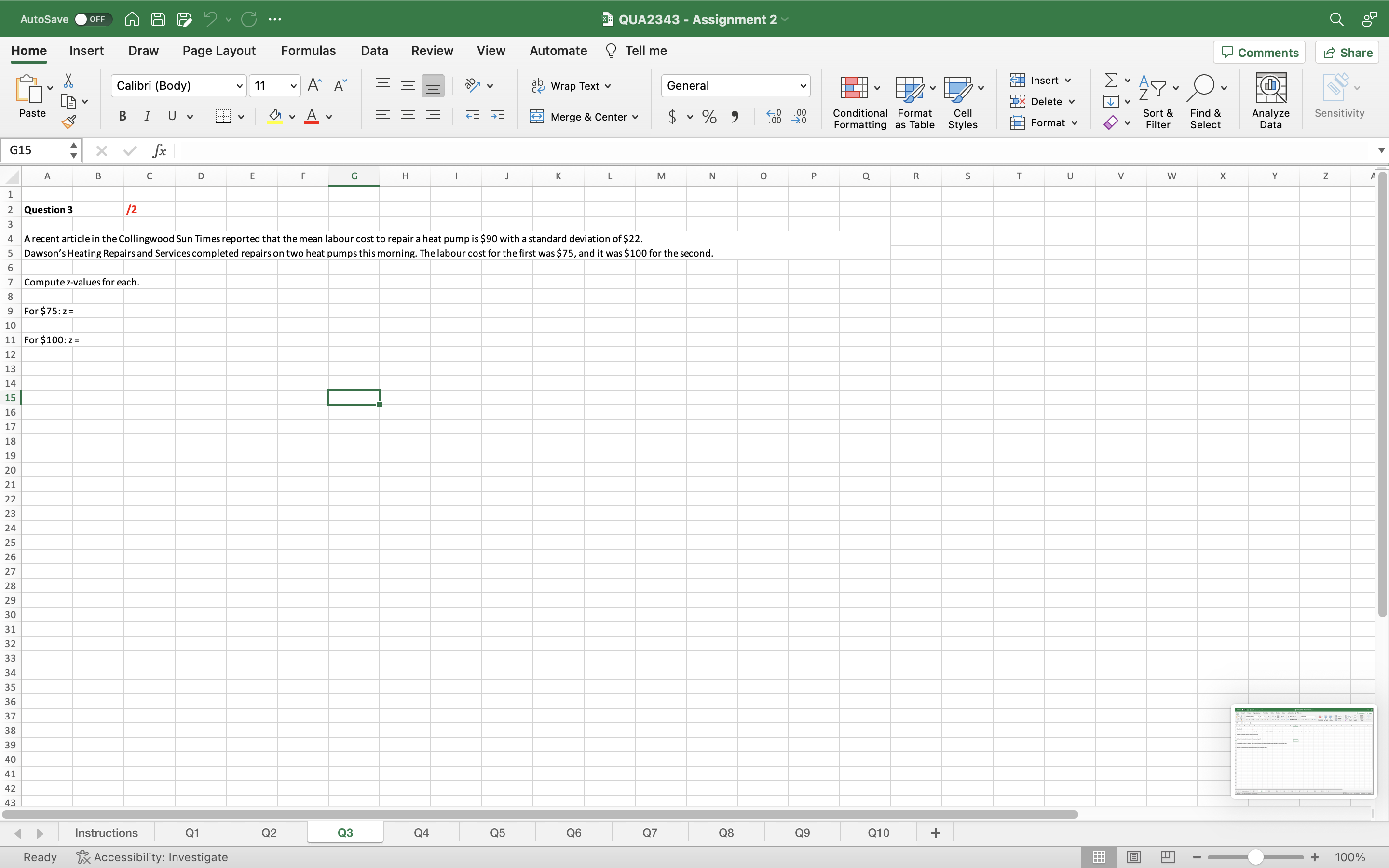 me Comments Share Calibri (Body) v 11 AA Wrap Text General Insert