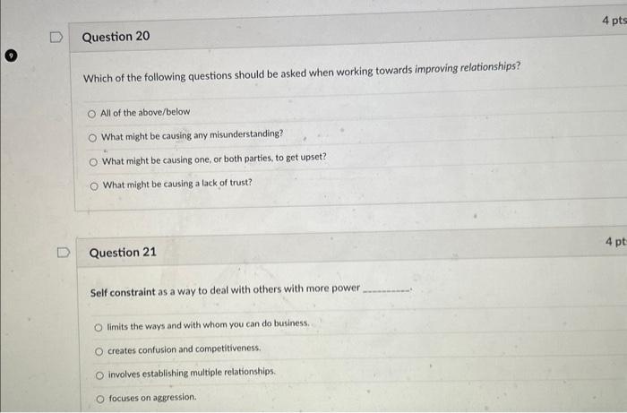 power in negotiation usually involves which of the following? The negotiator wants