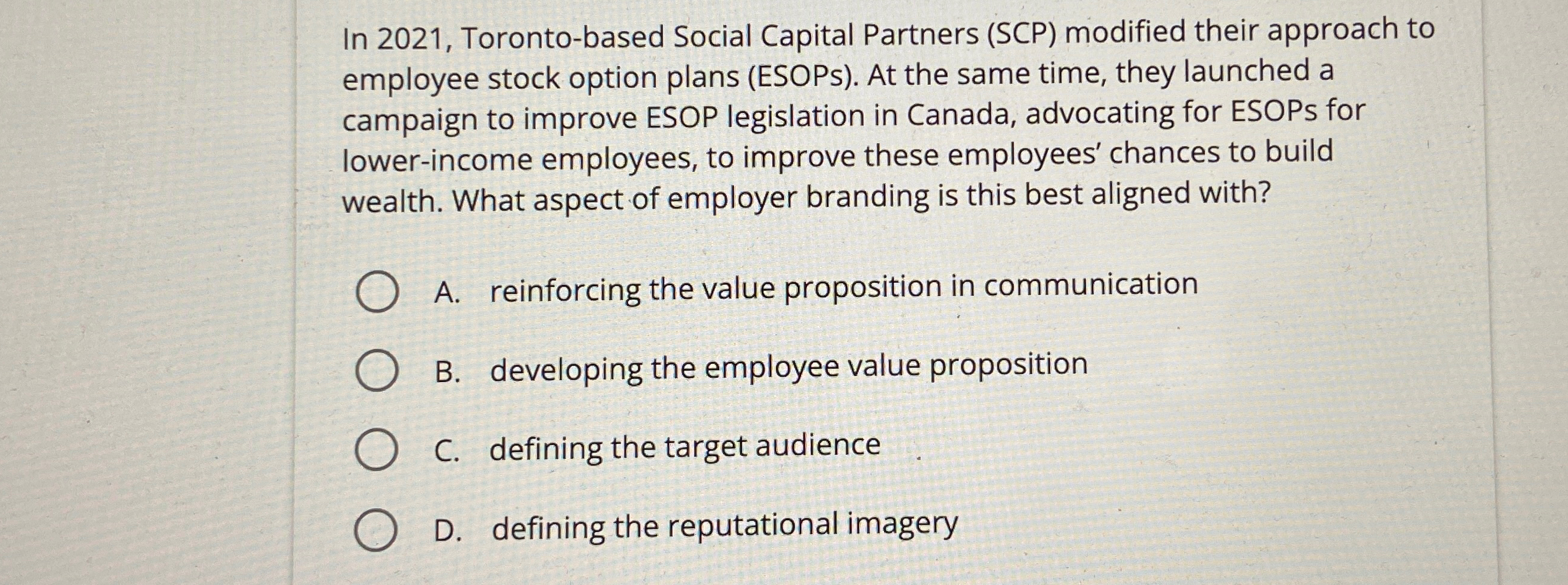  In 2021, Toronto-based Social Capital Partners (SCP) modified their approach to