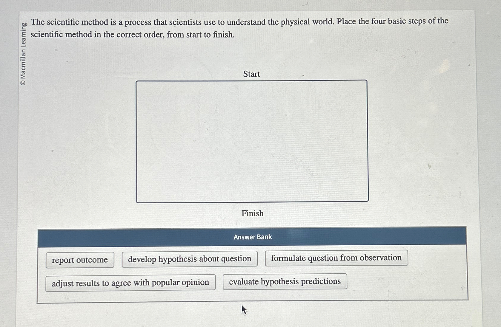  The scientific method is a process that scientists use to understand
