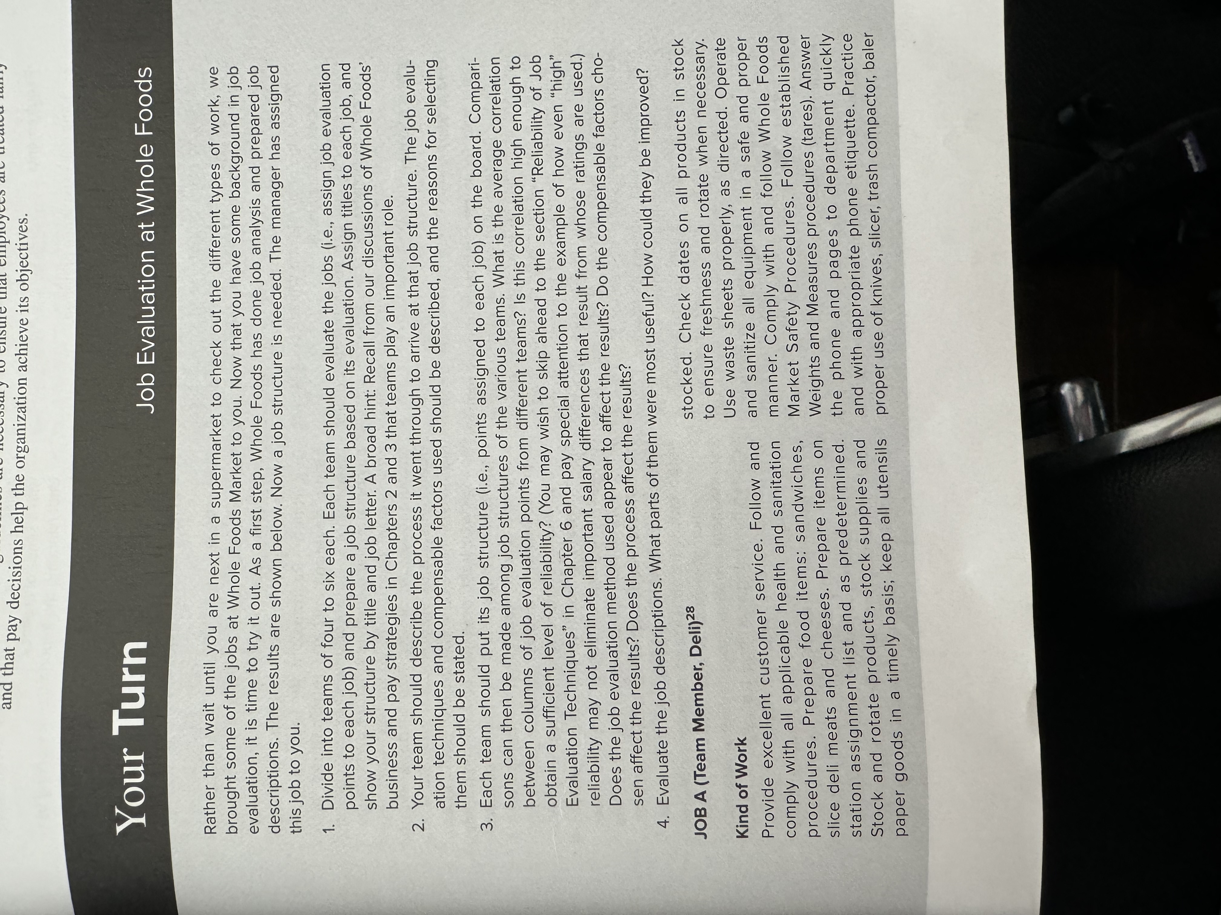  Answer 1-4 but only create one job and that pay decisions