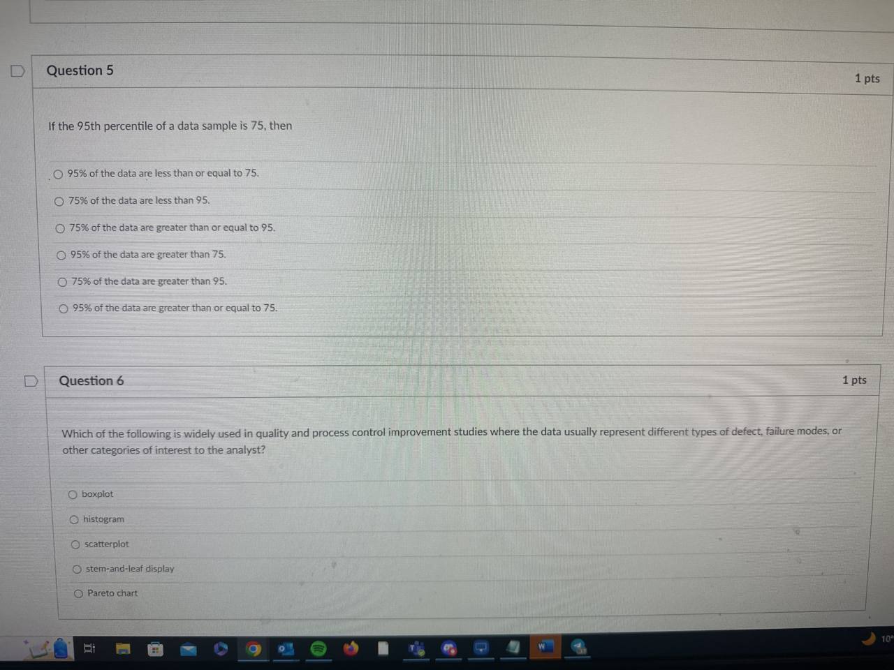 I need the answer in 20 mins please D Question 5 1