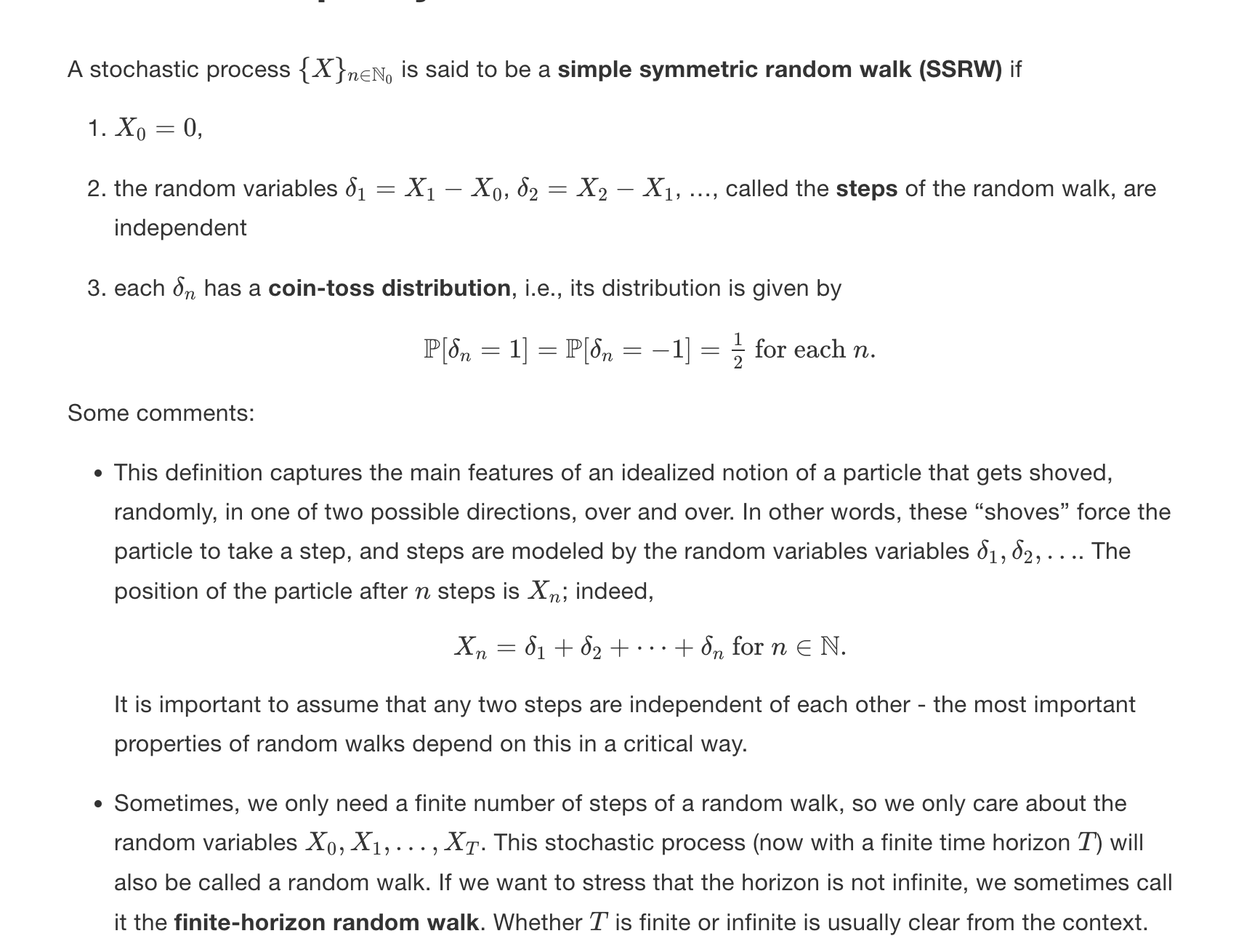 before or at n = 4.\fA stochastic process is a sequence finite