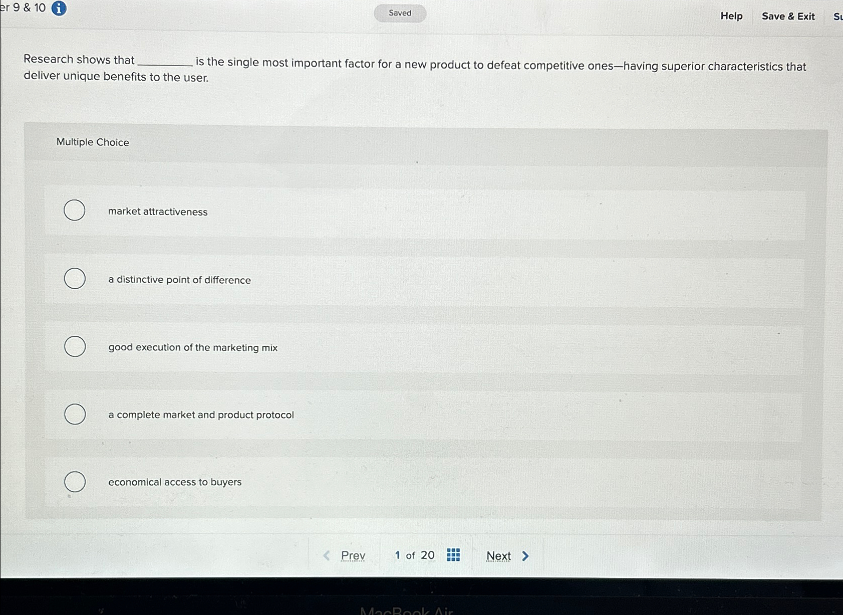  Help Save & Exit Si Research shows that is the single