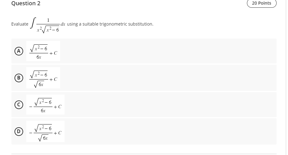 sure you send correct answers! \f\fQuestion 3 20 Points sinx To the