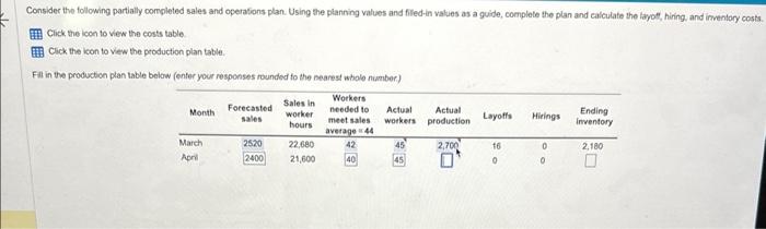 help all for one help solve parts 1-12 Consider the following
