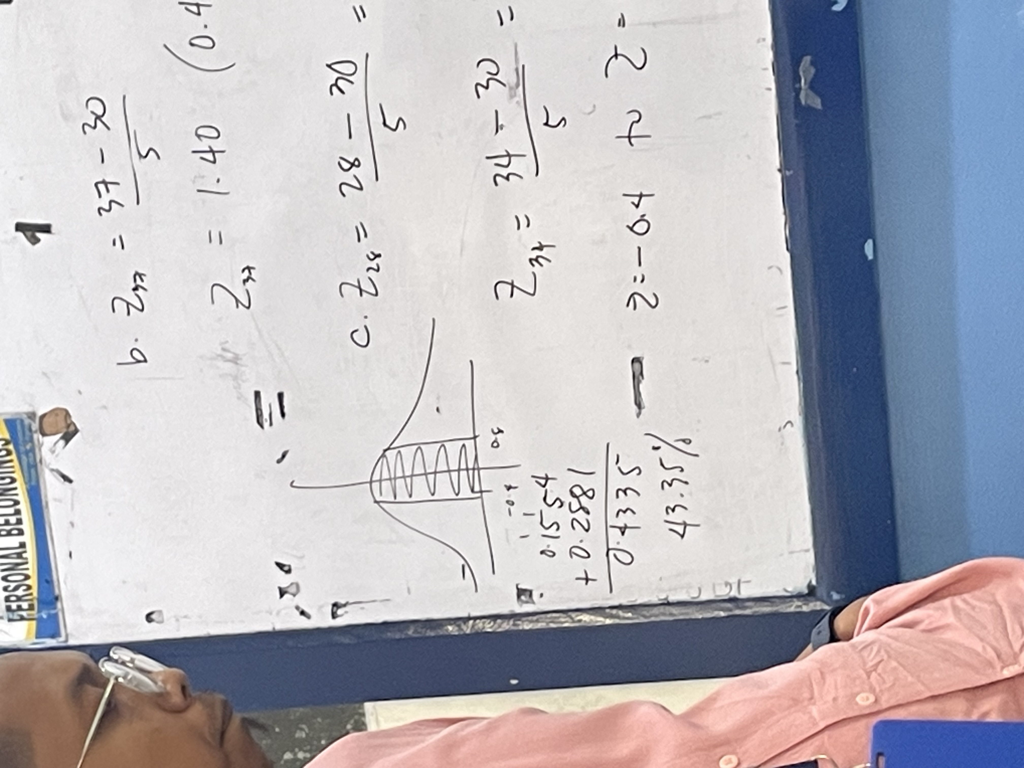2 - Score. Ex. In a given distribution, the and the (